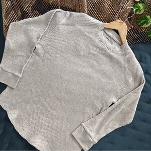 Abercrombie | Women’s Soft AF Cozy Crewneck Thermal - Light Beige S